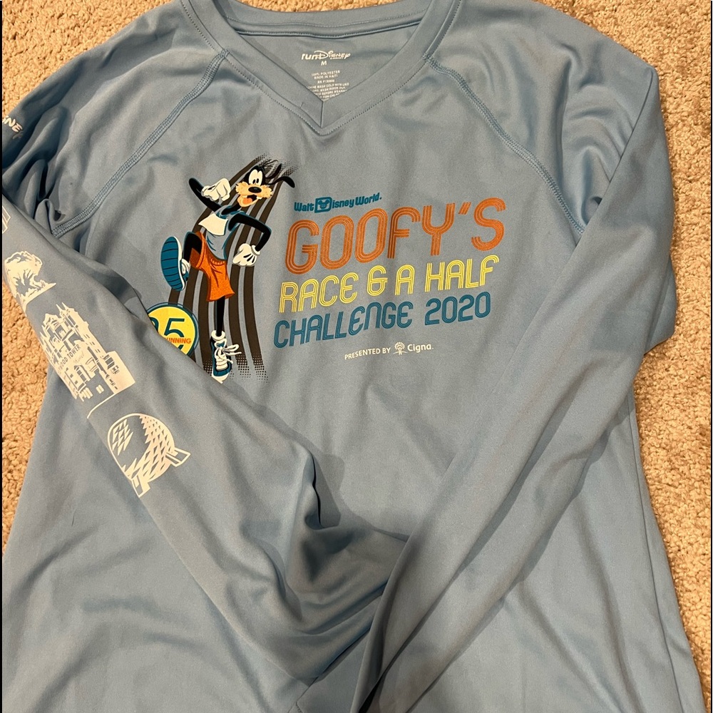 runDisney Race Tech Goofy’s Race and a Half Challenge 2020 Size M
